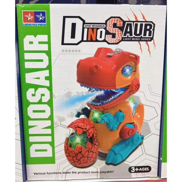 Dinossauro eletrico spray, com luz e musica - Image 3